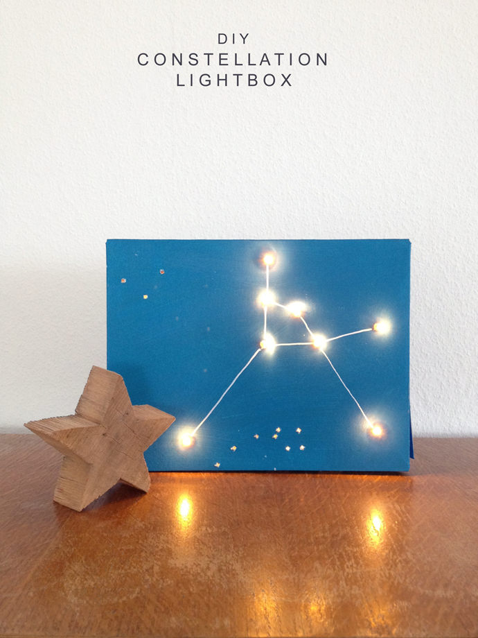CerealBoxDIY constelation light box handmadecharlotte