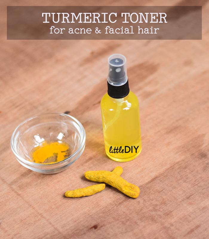 facial toner turmeric littlediy reduce breakouts and facial hair