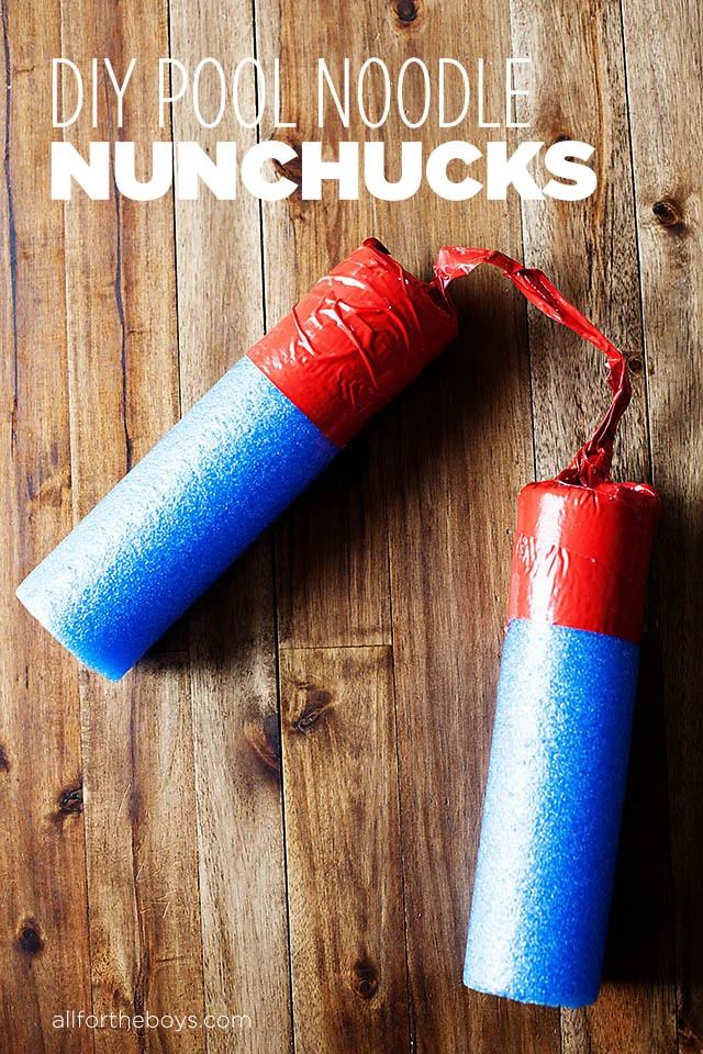 pool noodle diy nunchucks h allfortheboys