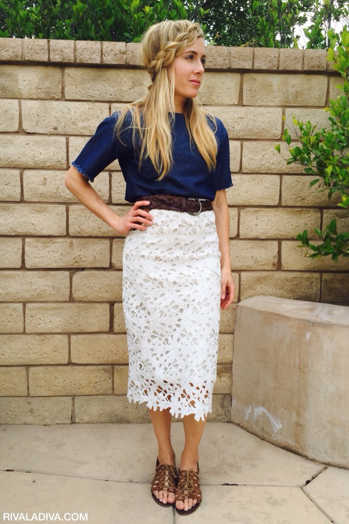 skirt diy michael kors inspired lace skir rivaladiva