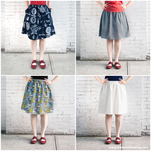 15 Easy Skirts To Sew For Spring And Summer 9 skirt diy summer skirt with pokets redhandledscissors