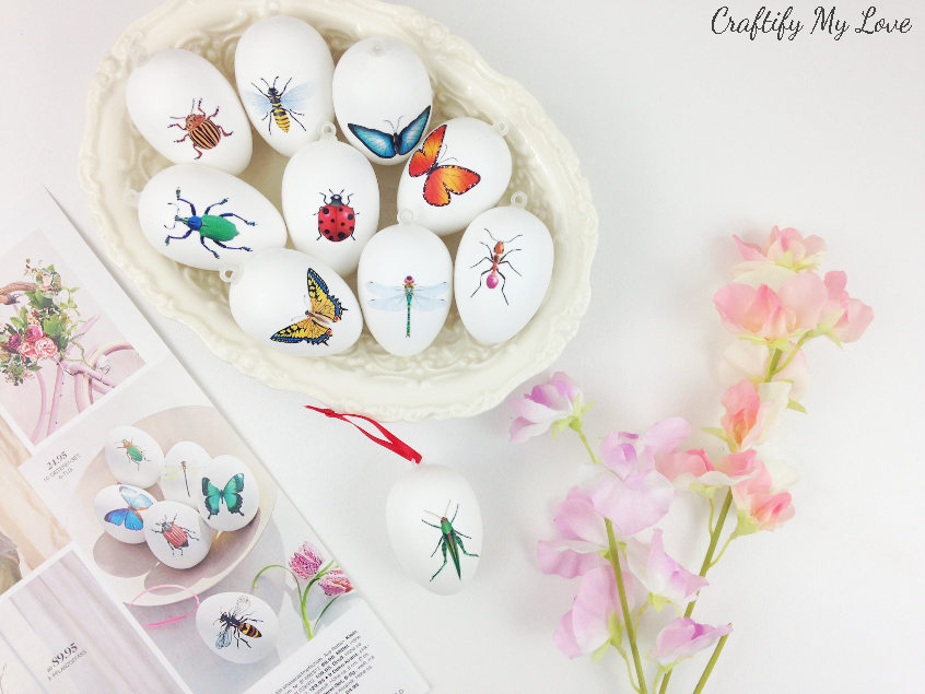 diy easter eggs decopauge easter eggsh craftifymylove