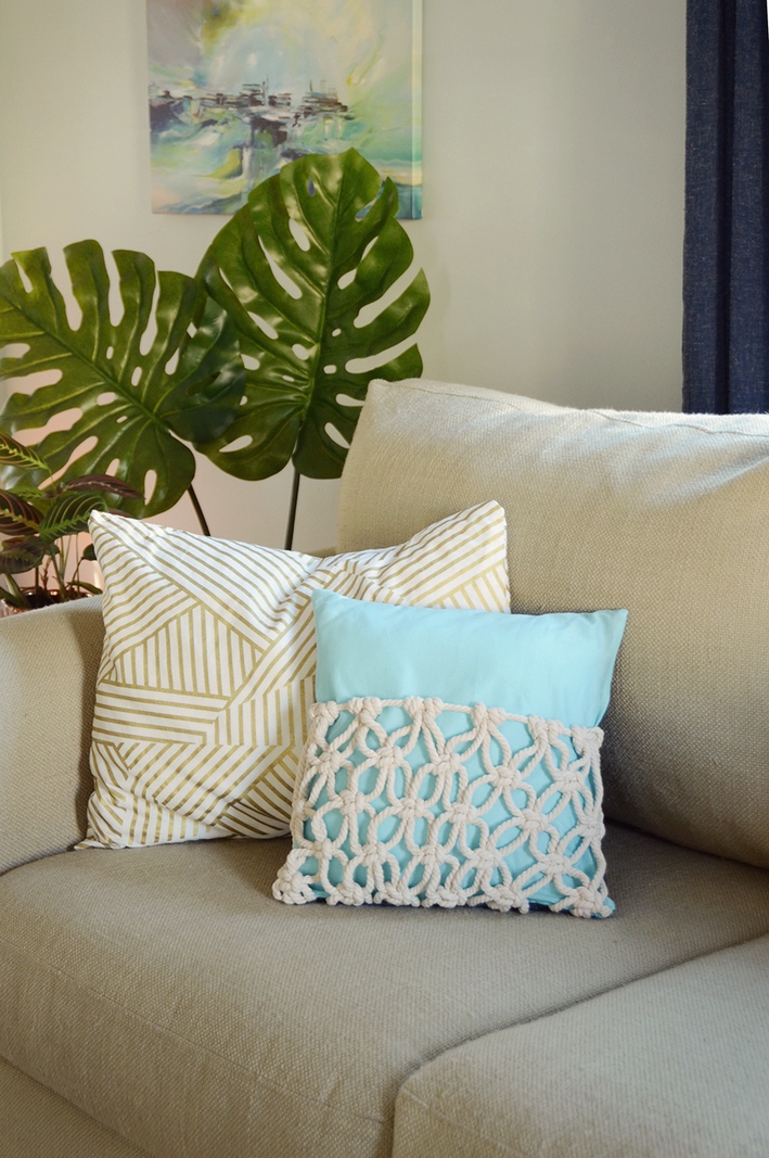 diy macrame throw pillow curbly